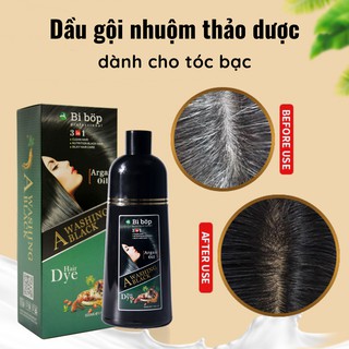 DẦU GỘI ĐEN TÓC PHỦ BẠC BIBOP NHẬT BẢN 500ML
