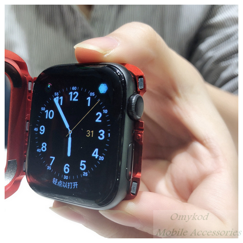 Khung Kim Loại Bảo Vệ Màn Hình Đồng Hồ Apple Watch Series 6 SE 5 4 3 2 1 42mm 38mm 44mm 40mm