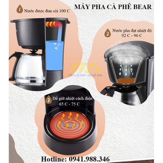 Máy pha cà phê Bear - KFJ403