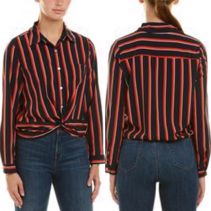 Áo croptop xoắn bụng xuất dư xịn