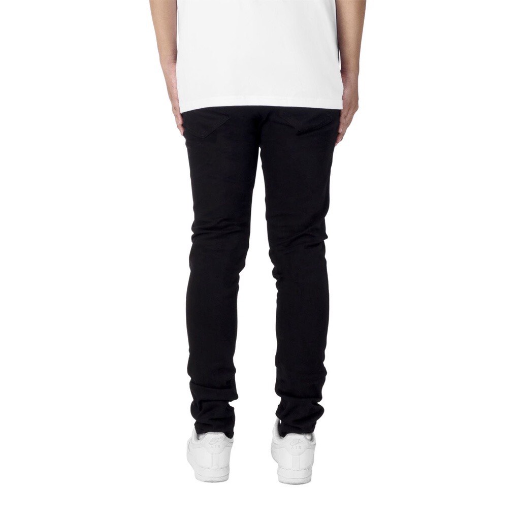 [FreeShip + Xả Khỏ] Quần Jean Nam Đen Trơn Vải Co Giãn, Không Phai Màu Dáng Skinny Trẻ Trung Năng Động - J01 | BigBuy360 - bigbuy360.vn