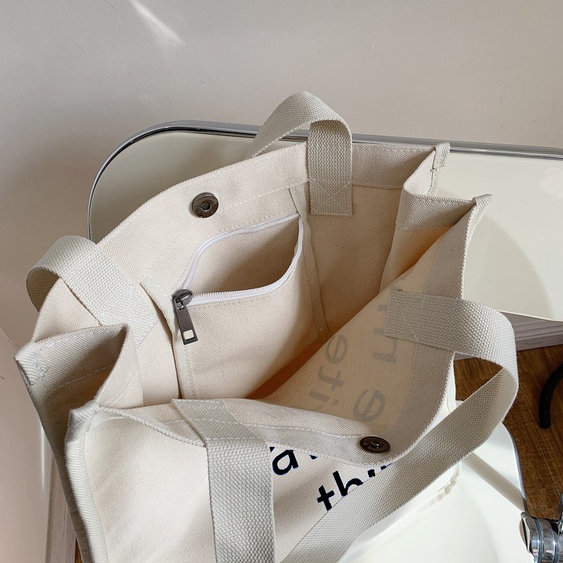 Túi tote bag đẹp vải bố trơn mềm đẹp giá rẻ LUVADO TX778