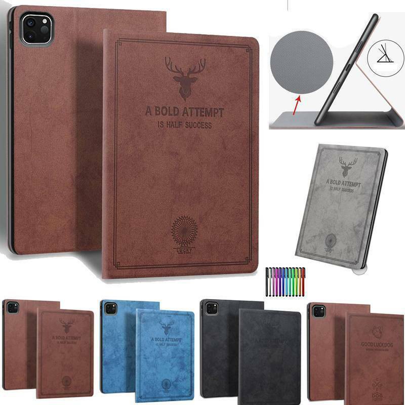 Bao da máy tính bảng PU nắp gập chống sốc kèm giá đỡ phong cách doanh nhân sang trọng cho IPAD PRO 11 (2020) | BigBuy360 - bigbuy360.vn