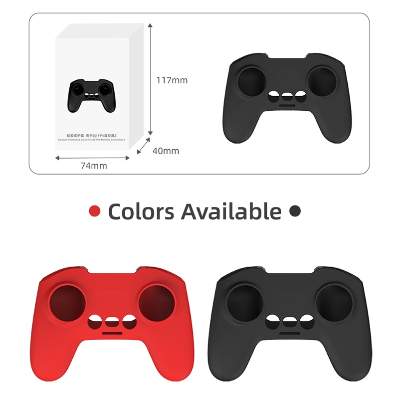 Vỏ Silicone Bảo Vệ Điều Khiển Từ Xa Chống Thất Lạc Cho FPV Com