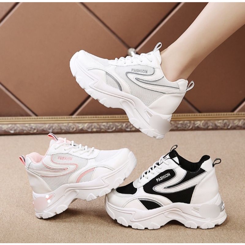 Giày thể thao độn đế💓 Freeship 💓 giày nữ đế 7-8p