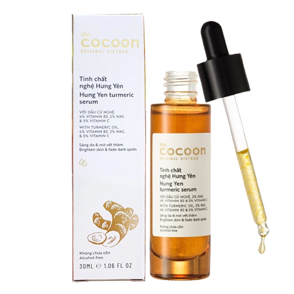 Tinh chất Sáng Da Mờ Thâm Serum nghệ Hưng Yên Cocoon 30ml thiên nhiên Và Chống Lão Hóa