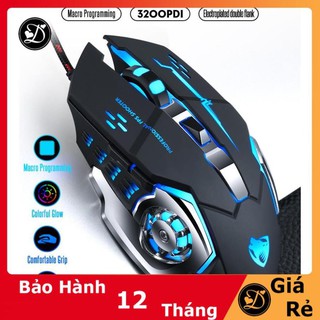 Chuột game thủ cực bền thiết kế độc lạ có LED nhiều màu