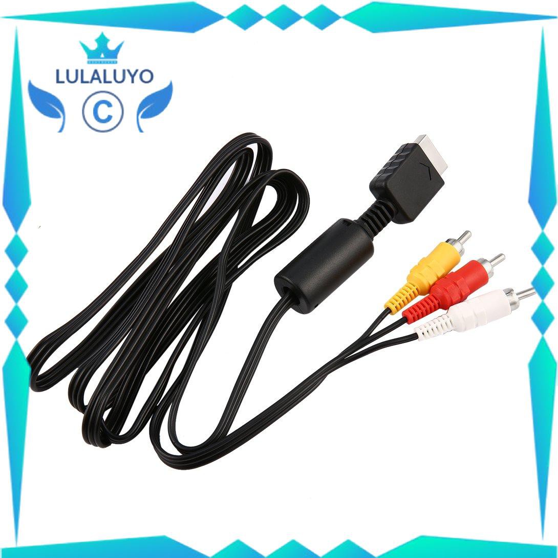 Dây Cáp AV RCA Dài 1.8m Truyền Hình Ảnh Và Âm Thanh Đến TV Dành Cho Máy Chơi Game PS2