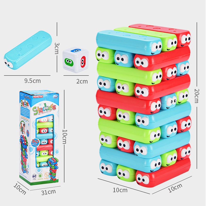Bộ đồ chơi SEA SUN TOYS xếp tháp nhiều màu sắc mang tính giáo dục sớm cho bé