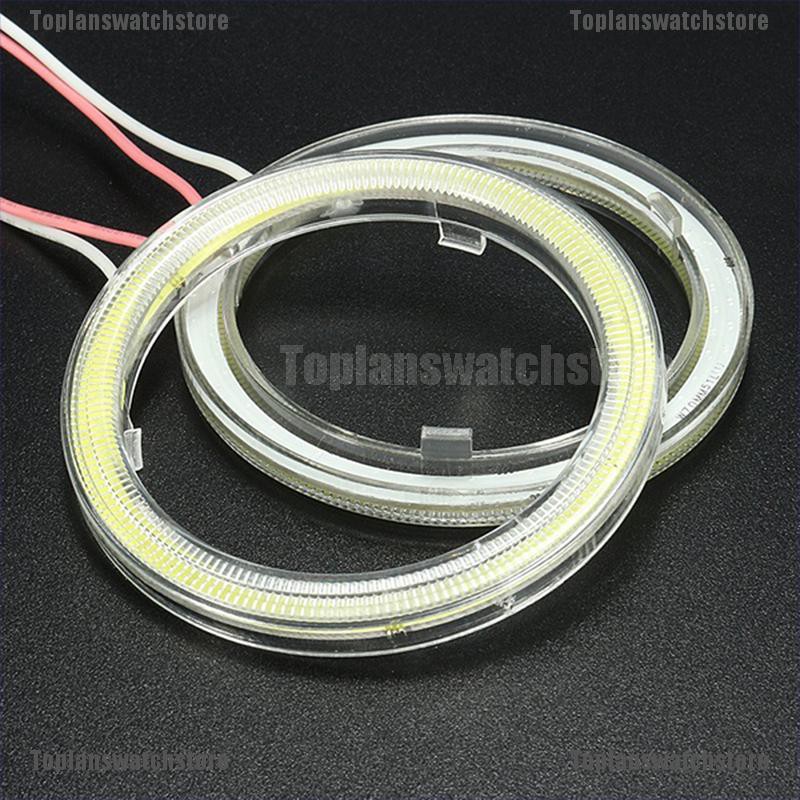Đèn Pha LED COB SMD Hình Tròn Màu Trắng Chuyên Dụng Cho Xe Hơi