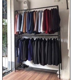 Kệ chữ A 2 tầng, kệ treo quần áo chữ A