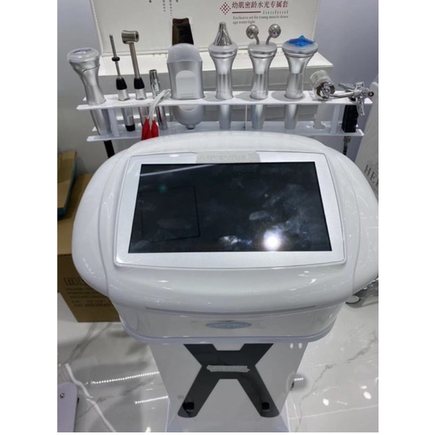[BH 12T] Máy chăm sóc da đa năng Aqua Skin X 9in1 | Máy Aqua X cho spa