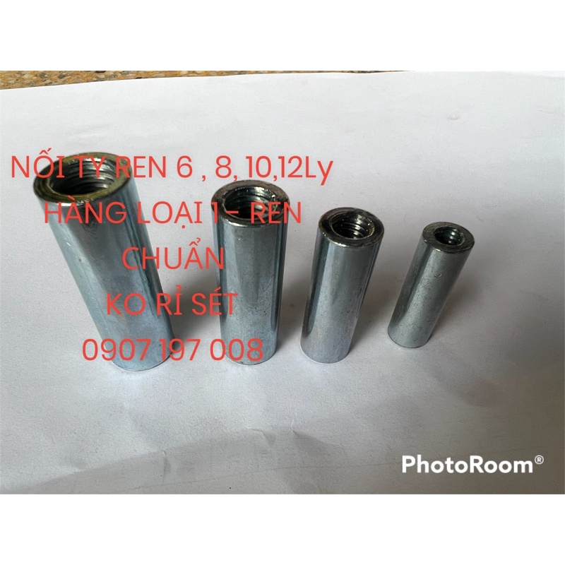 Nối Ty Ren 6 , 8 ,10 ,12 Ly Hàng Loại 1- Không rỉ sét