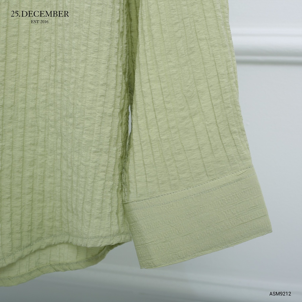 Áo sơ mi nam chất vải mềm, đẹp - Thương hiệu 25.December mã ASM9212