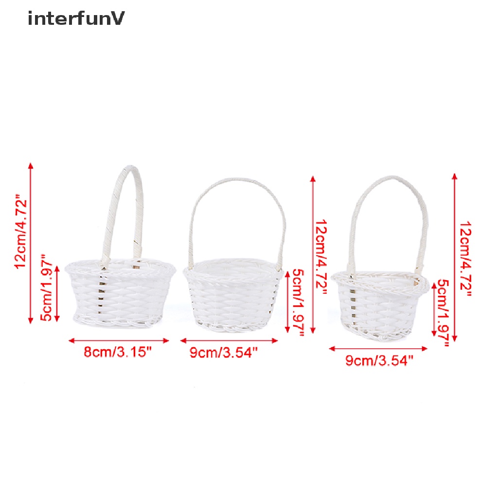 1 Giỏ Đan Mây Mini Bằng Nhựa Dùng Đựng Trà / Cà Phê Tiện Dụng Mang Theo Du Lịch Dã Ngoại