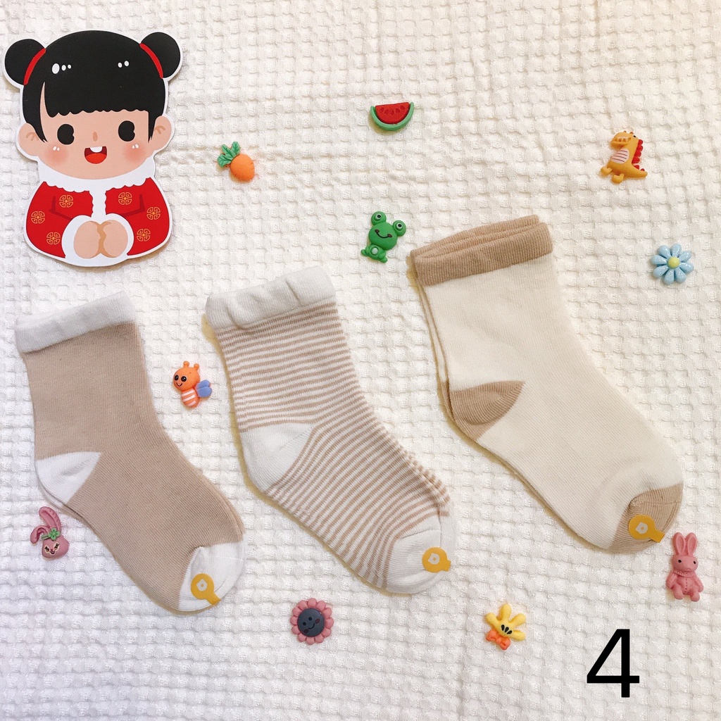 Tất chân tobe (0-12 tháng) cao cấp mềm mịn không dày chất đẹp cho bé trai bé gái