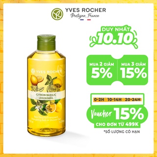 Gel Tắm Yves Rocher Lemon Basil Energizing Bath And Shower Gel 400ml