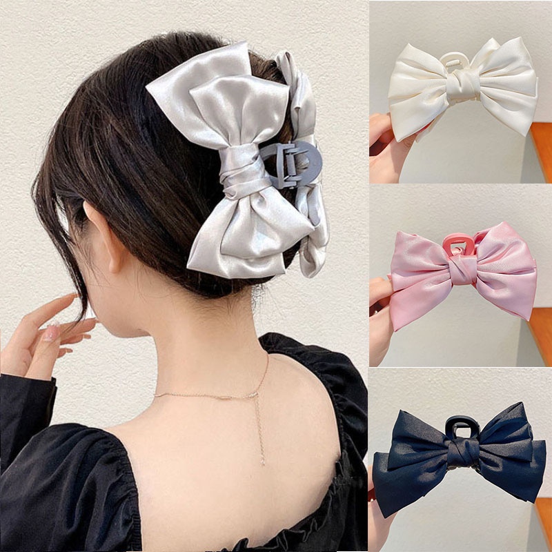 Kẹp Tóc Hình Nơ Sau Lưng Cỡ Lớn Thời Trang Mùa Hè Xinh Xắn Cho Nữ