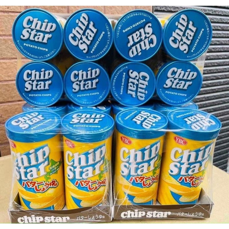 Bánh Snack khoai tây Chip Star Nhật Bản ăn dặm cho bé trên 1 tuổi 50gr
