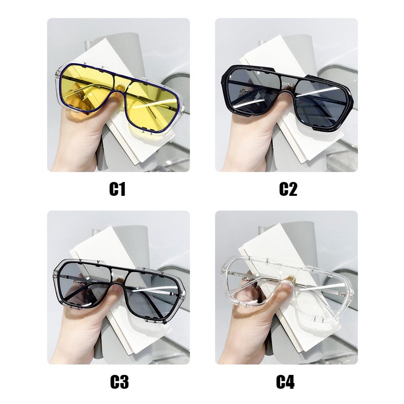 Lớn Quảng trường Shape Sunglasses cho nam giới và phụ nữ