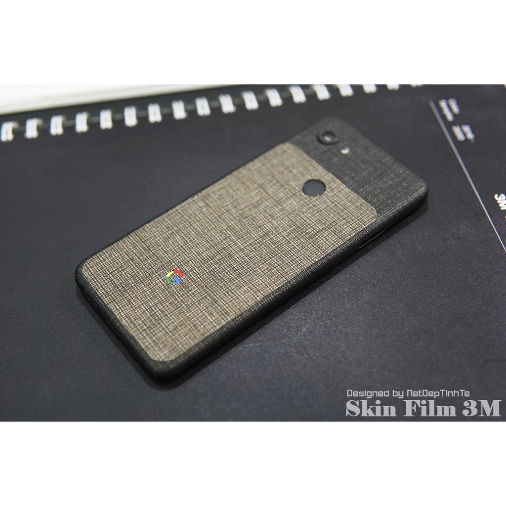 Google Pixel 3a dán Film 3m vân vải F28 phối lưng F34