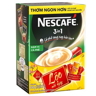 Cà phê hòa tan NesCafé 3 trong 1 đậm vị hài hòa 340g (17g x 20 gói)
