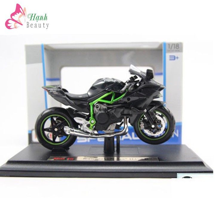 MÔ HÌNH 1:18 XE MÔ TÔ KAWASAKI H2R MAISTO