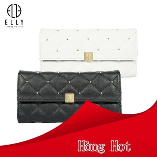 [ hot sale ] [Mã FAMALLT5 giảm 15% đơn 150k] Ví nữ cao cấp da thật ELLY – EV73