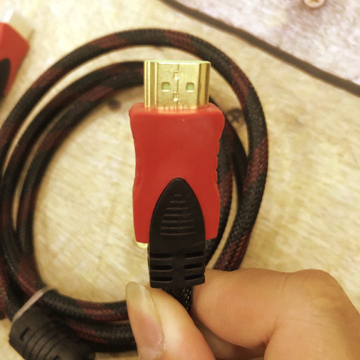 Cáp HDMI 1,5 mét bọc dù trơn có bọc chống nhiễu