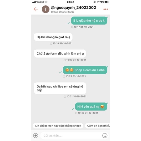 Áo gile len đầu vụ khách livestream | BigBuy360 - bigbuy360.vn