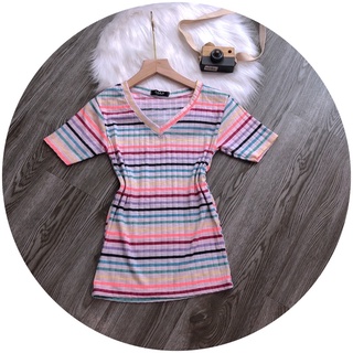 Áo body tay ngắn cổ tim