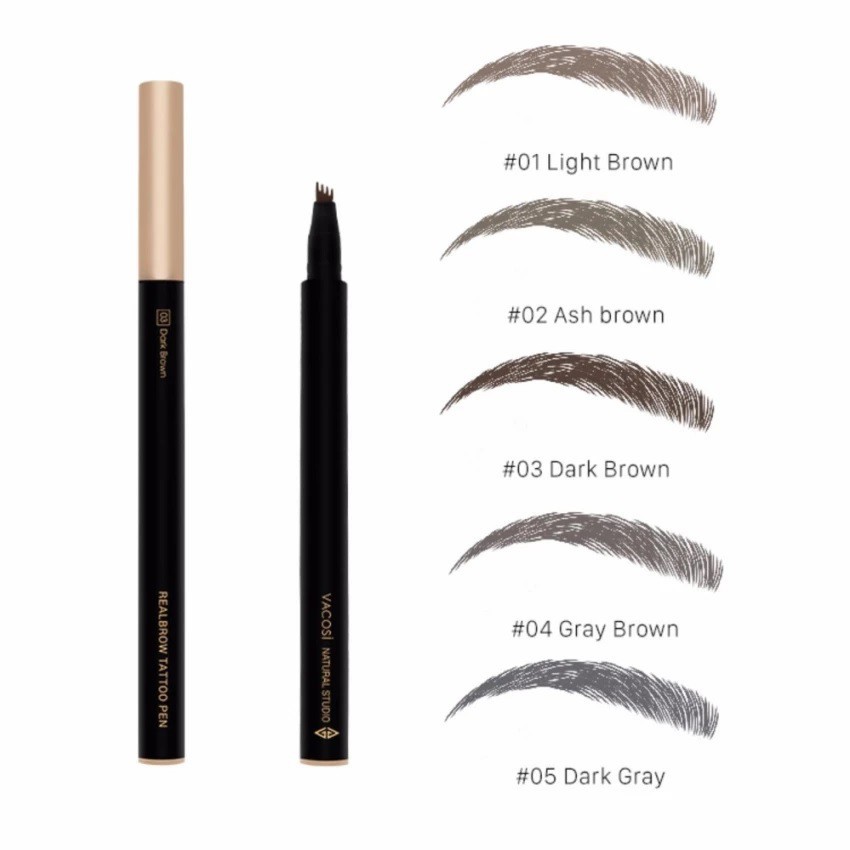 Bút Kẻ Mày Phẩy Sợi Vacosi Real Brow Tattoo Pen - VM14