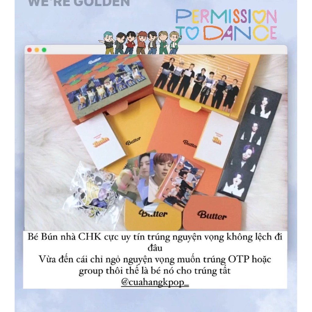 Album BTS Butter chính hãng