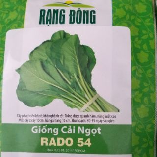 20g hạt giống cải ngọt