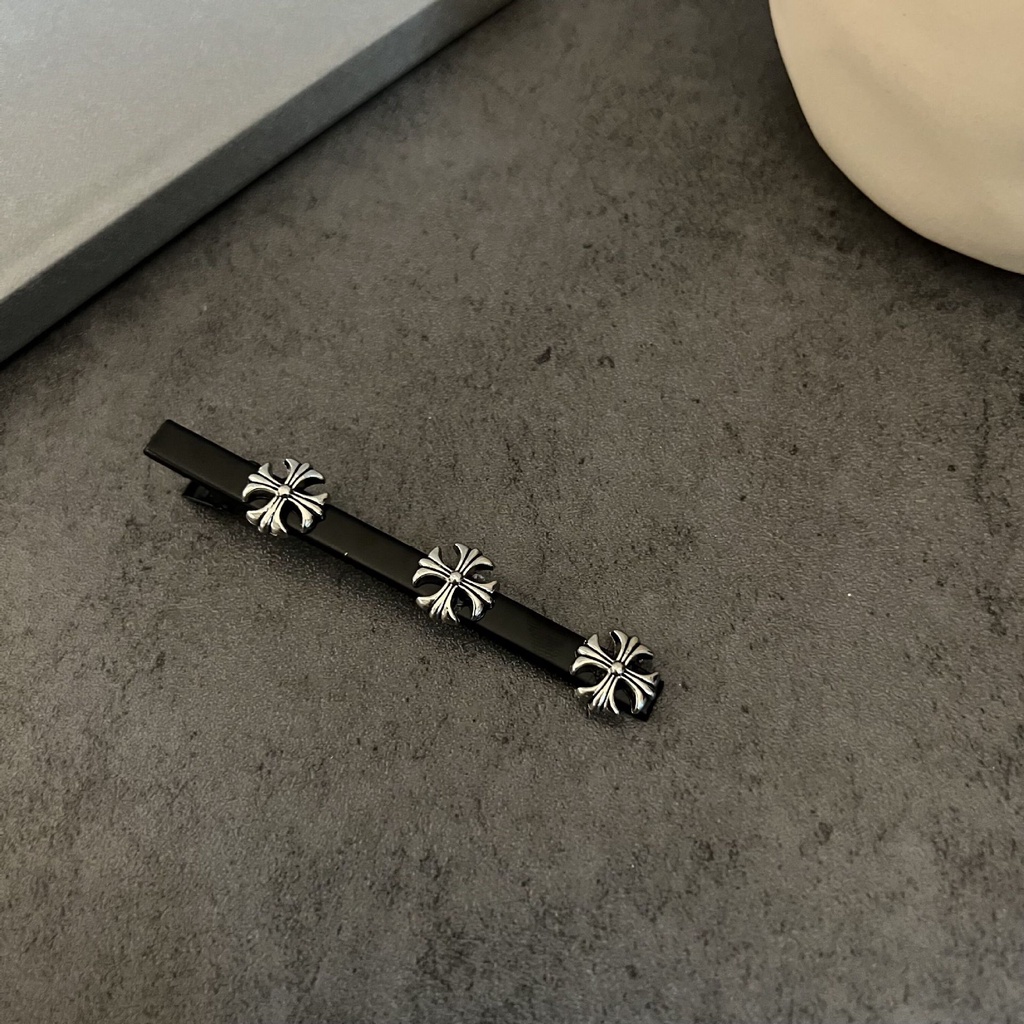 Kẹp Tóc Mái Chéo Màu Đen Phong Cách Mới Phù Hợp Với Trang Trí Cô Gái