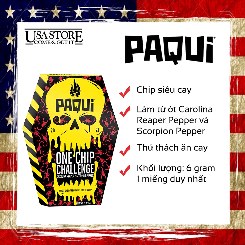 Chip siêu cay Paqui (6g)