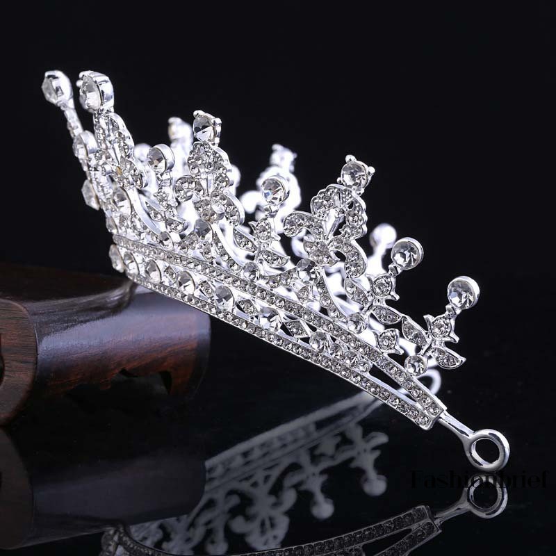 Cài tóc nữ hình vương miện đính đá thời trang