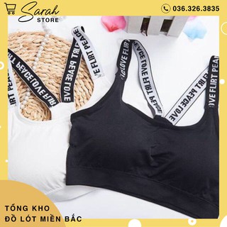 Áo Tập GYM Nữ Dây Chữ Thiết Kế Trẻ Trung Năng Động 5403