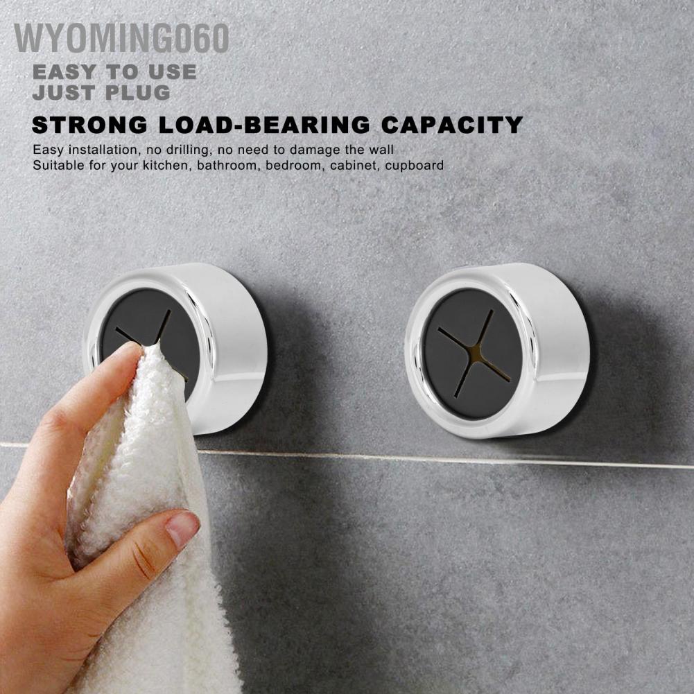 Giặt Kẹp vải Khăn cắm Giá đỡ Đấm tự do ‑ Móc kết dính Đồ dùng phòng tắm nhà bếp