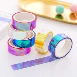 Cuộn băng keo kim tuyến phong cách Nhật Bản trang trí sổ lưu niệm tiện lợi 5m