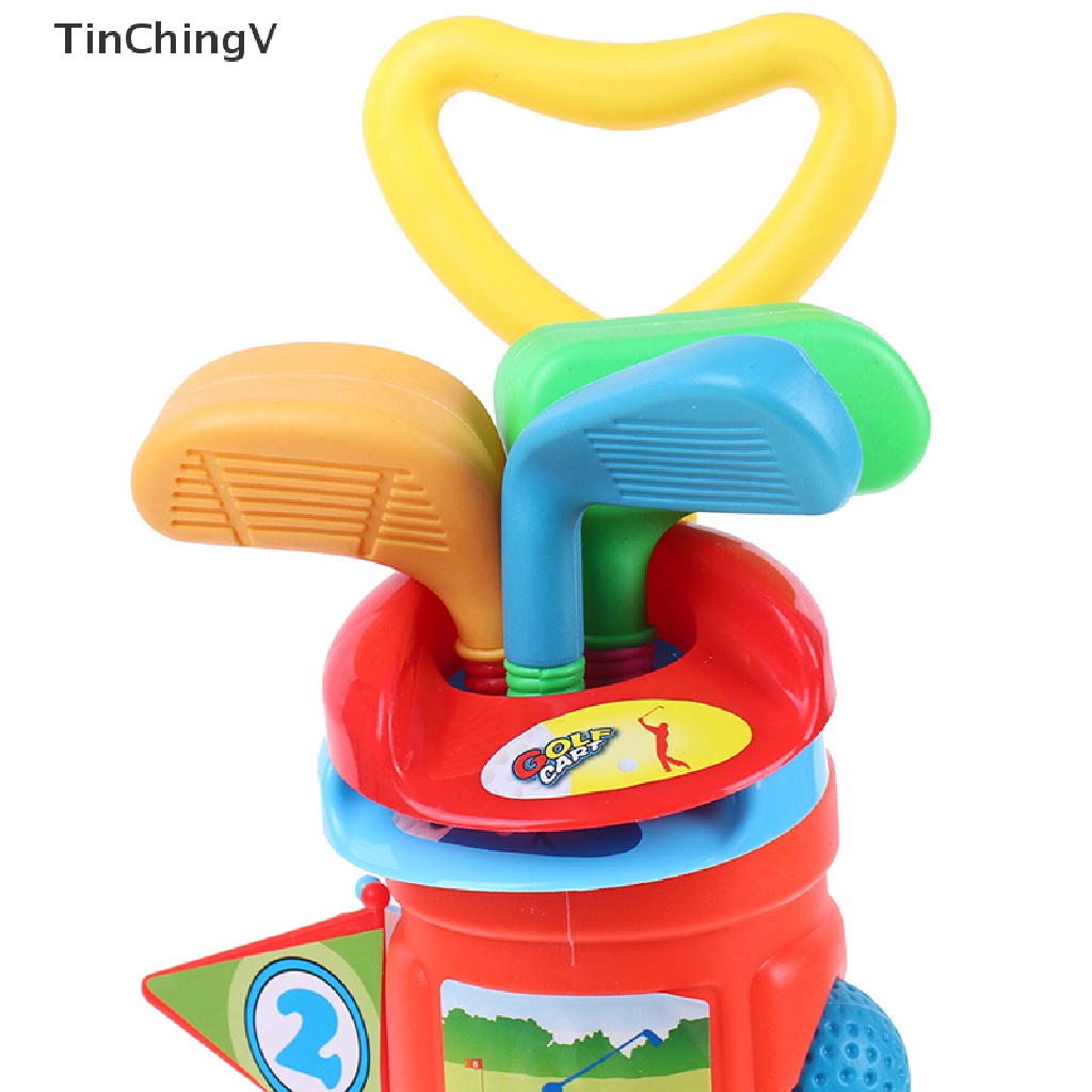 1 Bộ Gậy Đánh Golf Mini Bằng Nhựa Dành Cho Trẻ Em