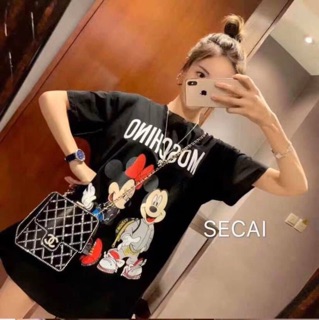 ÁO THUN NỮ MOSCHINO MICKEY CHUỘT