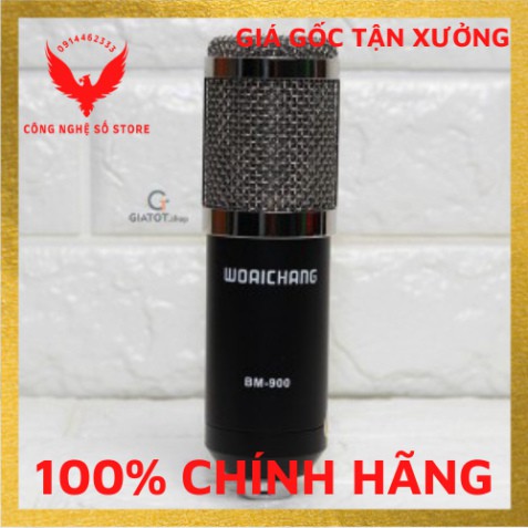 [Mã ELHACE giảm 4% đơn 300K] (Hàng có sẵn) Micro Thu Âm Woaichang BM-900