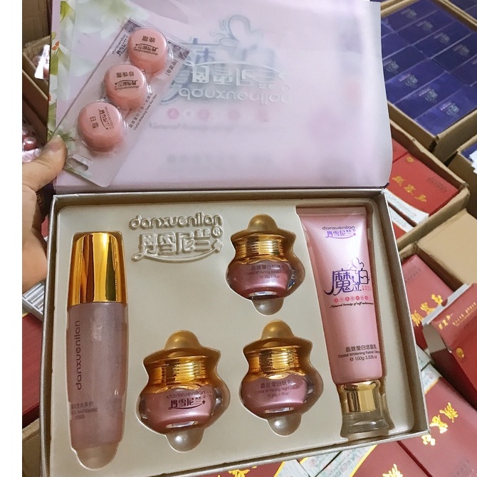 Kem hoàng cung hồng chính hãng 5 món