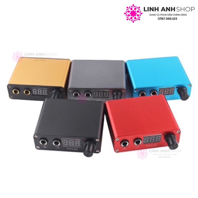 Máy Biến Áp Cục Đổi Nguồn Máy PEN Ổn Áp Phun Xăm Vỏ Kim Loại