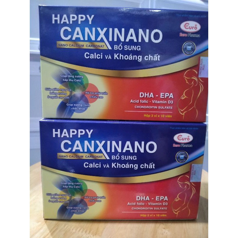 ✅HAPPY CANXI NANO  Dùng được cho phụ nữ có thai.