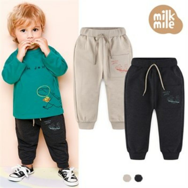 (Sz 100,110)-Quần nỉ da cá Milkmile xuất Hàn