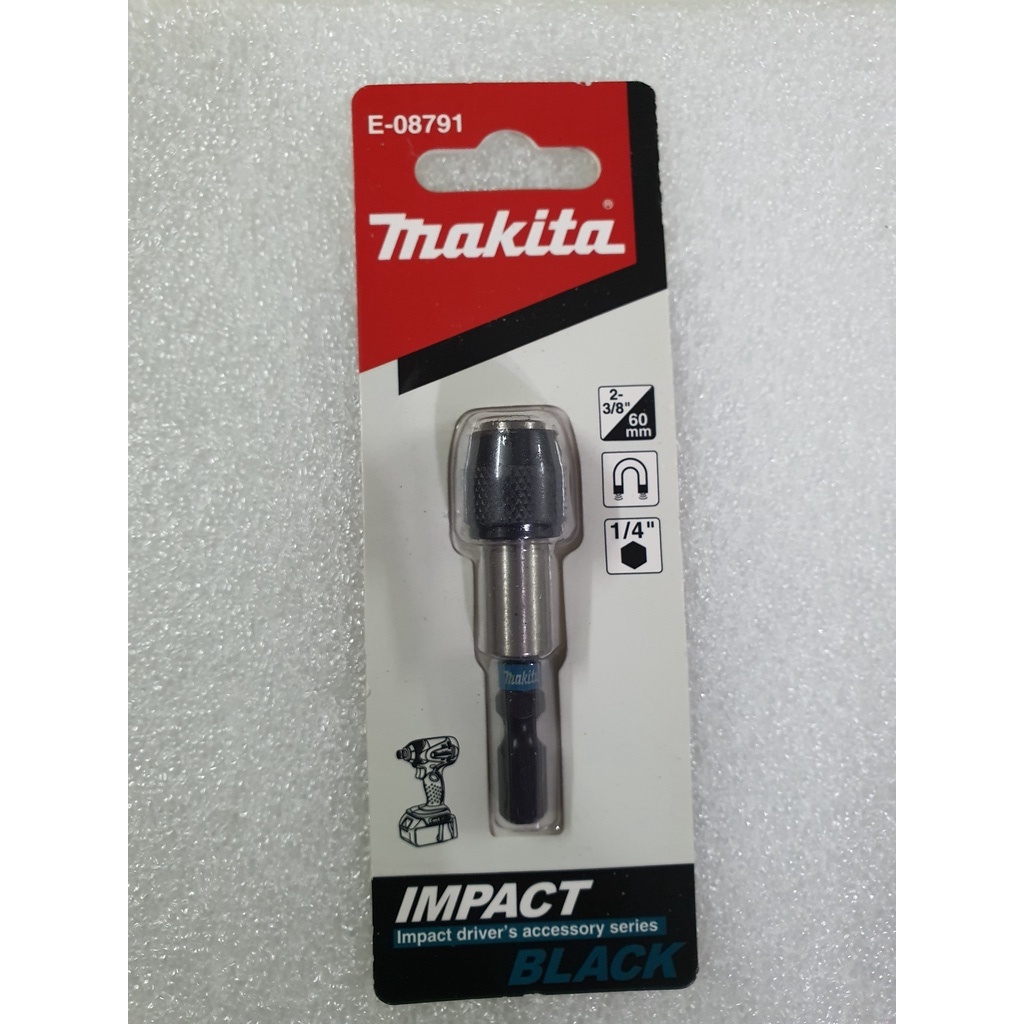 1 Đầu giữ mũi vít Impact Black chuôi lục giác có từ tính Makita - Chính hãng