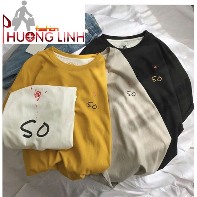 Áo thun nam nữ SO form rộng tay lỡ - Thời Trang Phương Ling - Bảo hành 7 ngày - 18062020614