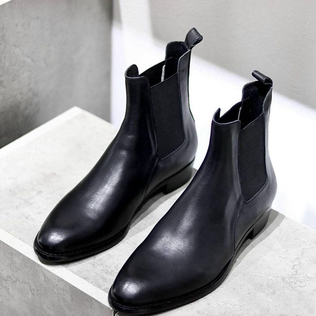 Giày Chelsea boots da bò đế độn 4.5cm thời trang nam | BigBuy360 - bigbuy360.vn